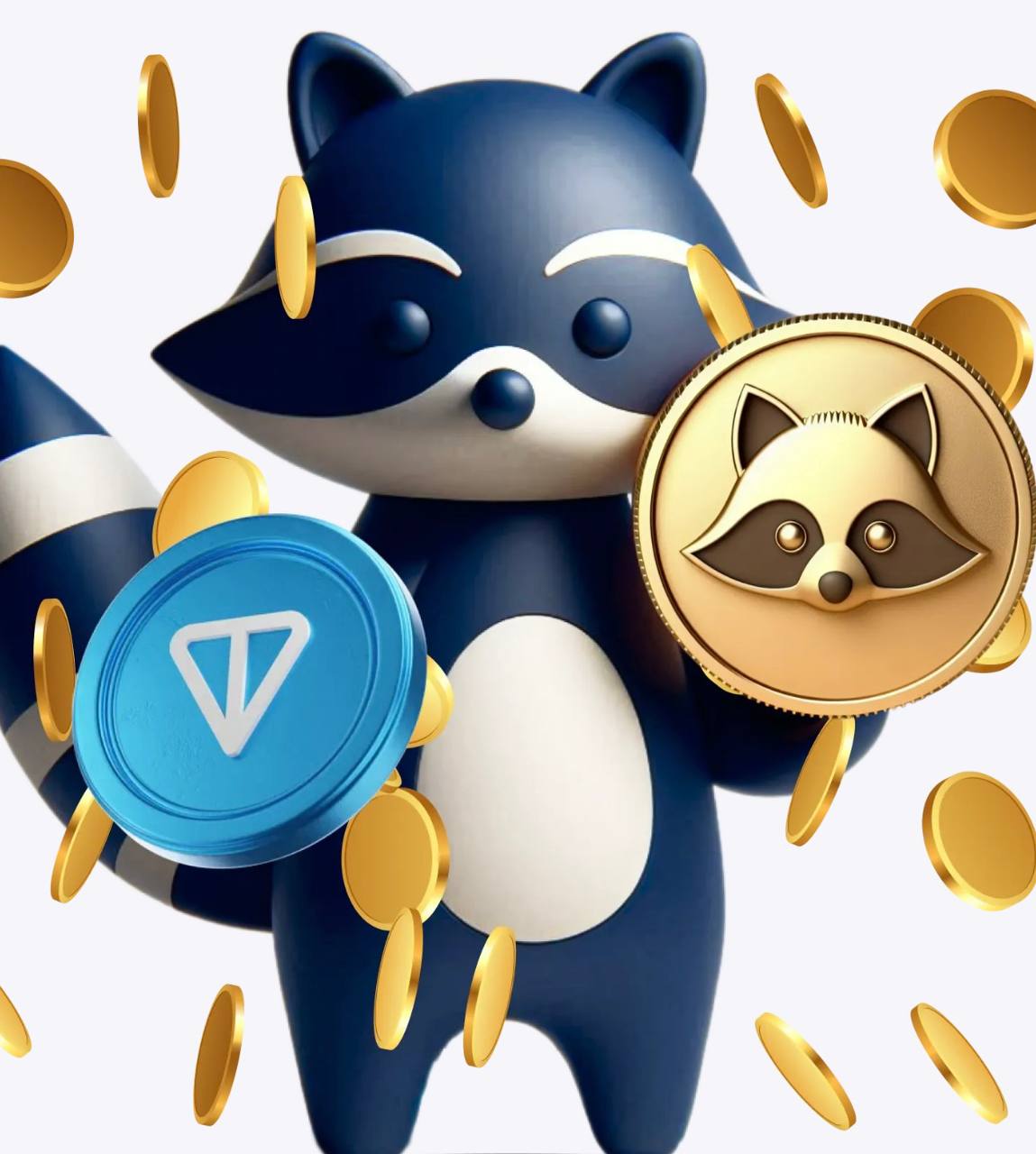 Tap Raccoon coin