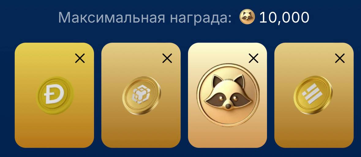 Ежедневное комбо для Tap Raccoon coin на 22.08.2024 г.